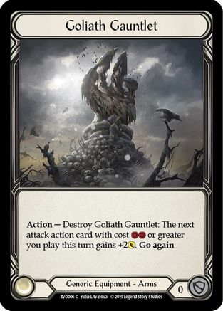 Goliath Gauntlet [BVO006-C] (Bravo Hero Deck)  1st Edition Normal-1