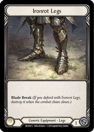 Ironrot Legs [BVO007-C] (Bravo Hero Deck)  1st Edition Normal-1