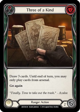 Three of a Kind [ARC044-M] (Arcane Rising)  1st Edition Normal-1