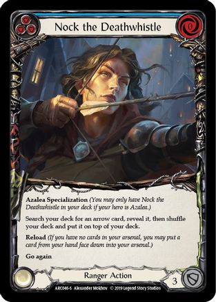 Nock the Deathwhistle [U-ARC046] (Arcane Rising Unlimited)  Unlimited Rainbow Foil-1