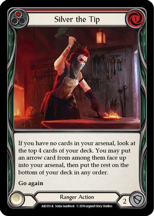 Silver the Tip (Red) [U-ARC051] (Arcane Rising Unlimited)  Unlimited Normal