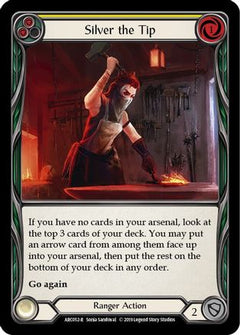 Silver the Tip (Yellow) [U-ARC052] (Arcane Rising Unlimited)  Unlimited Rainbow Foil-1