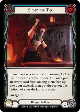 Silver the Tip (Blue) [U-ARC053] (Arcane Rising Unlimited)  Unlimited Normal-1