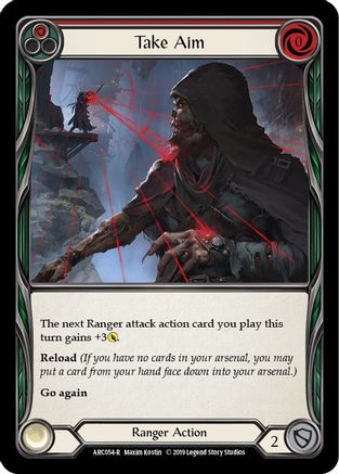Take Aim (Red) [U-ARC054] (Arcane Rising Unlimited)  Unlimited Rainbow Foil