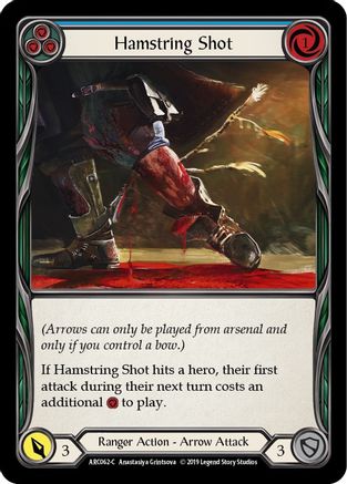 Hamstring Shot (Blue) [ARC062-C] (Arcane Rising)  1st Edition Normal-1