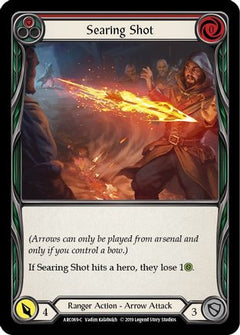Searing Shot (Red) [ARC069-C] (Arcane Rising)  1st Edition Rainbow Foil-1