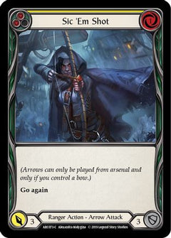 Sic 'Em Shot (Yellow) [U-ARC073] (Arcane Rising Unlimited)  Unlimited Normal-1