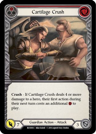 Cartilage Crush (Red) [BVO009-C] (Bravo Hero Deck)  1st Edition Normal-1