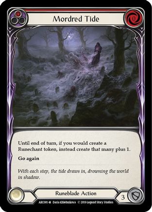 Mordred Tide [ARC081-M] (Arcane Rising)  1st Edition Rainbow Foil-1