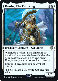 Kemba, Kha Enduring [Phyrexia: All Will Be One Prerelease Promos]-1