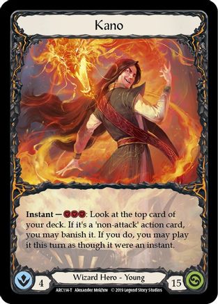 Kano // Nebula Blade [U-ARC114 // U-ARC077] (Arcane Rising Unlimited)  Unlimited Normal-3