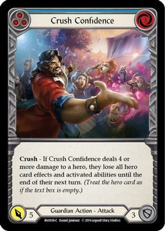 Crush Confidence (Blue) [BVO018-C] (Bravo Hero Deck)  1st Edition Normal-1