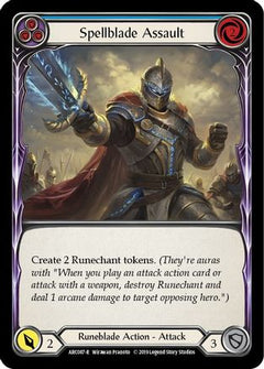 Spellblade Assault (Blue) [ARC087-R] (Arcane Rising)  1st Edition Normal-1
