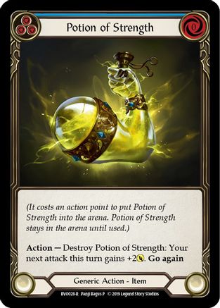 Potion of Strength [BVO028-R] (Bravo Hero Deck)  1st Edition Normal-1