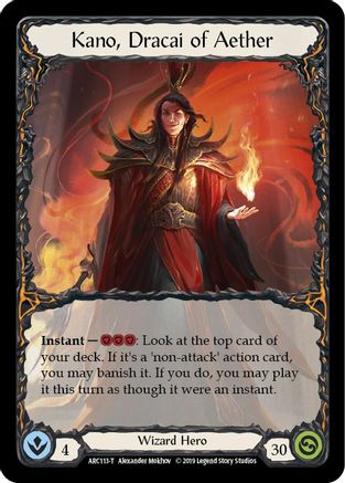 Kano, Dracai of Aether // Viserai, Rune Blood (ARC113) - Arcane Rising 1st Edition-1