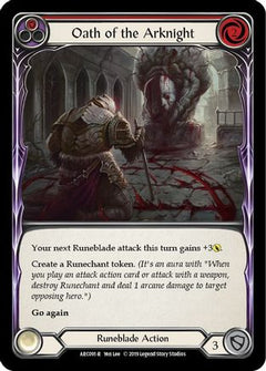 Oath of the Arknight (Red) [ARC091-R] (Arcane Rising)  1st Edition Rainbow Foil-1