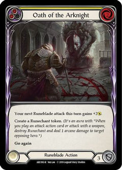 Oath of the Arknight (Yellow) [U-ARC092] (Arcane Rising Unlimited)  Unlimited Rainbow Foil-1