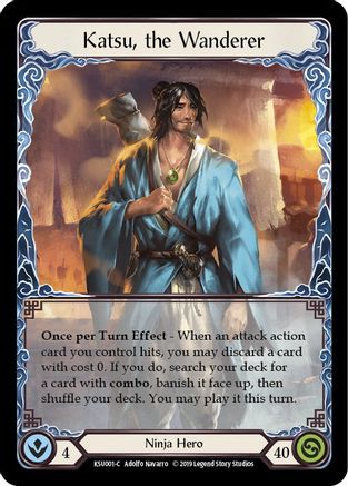 Katsu, the Wanderer [KSU001-C] (Katsu Hero Deck)  1st Edition Normal-1