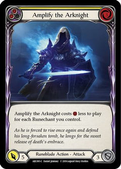 Amplify the Arknight (Yellow) [ARC095-C] (Arcane Rising)  1st Edition Normal-1
