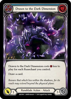 Drawn to the Dark Dimension (Blue) [U-ARC099] (Arcane Rising Unlimited)  Unlimited Normal-1