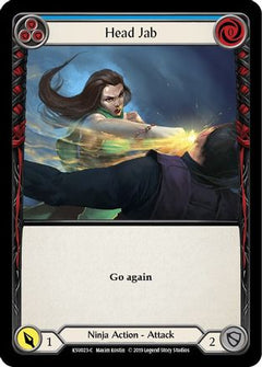 Head Jab (Blue) [KSU023-C] (Katsu Hero Deck)  1st Edition Normal-1