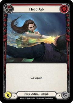 Head Jab (Red) [KSU011-C] (Katsu Hero Deck)  1st Edition Normal-1