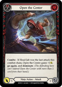 Open the Center (Red) [KSU013-C] (Katsu Hero Deck)  1st Edition Normal-1