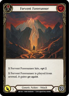 Fervent Forerunner (Red) [U-ARC182] (Arcane Rising Unlimited)  Unlimited Normal-1