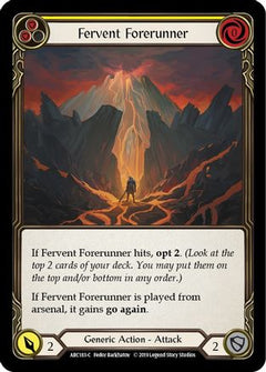 Fervent Forerunner (Yellow) [ARC183-C] (Arcane Rising)  1st Edition Rainbow Foil-1