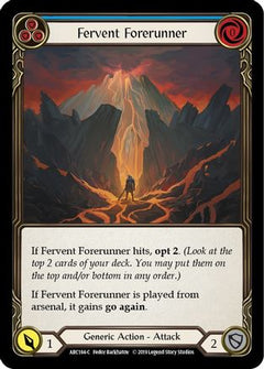 Fervent Forerunner (Blue) [U-ARC184] (Arcane Rising Unlimited)  Unlimited Normal-1