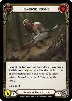 Ravenous Rabble (Yellow) [ARC192-C] (Arcane Rising)  1st Edition Normal-1