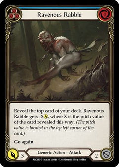 Ravenous Rabble (Blue) [ARC193-C] (Arcane Rising)  1st Edition Rainbow Foil-1