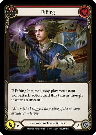 Rifting (Red) [U-ARC194] (Arcane Rising Unlimited)  Unlimited Rainbow Foil-1