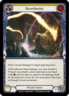 Reverberate (Yellow) [ARC139-C] (Arcane Rising)  1st Edition Rainbow Foil-1