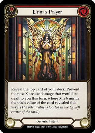 Eirina's Prayer (Red) [ARC173-R] (Arcane Rising)  1st Edition Normal-1