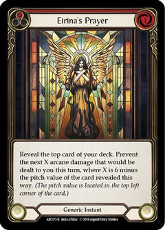 Eirina's Prayer (Red) [ARC173-R] (Arcane Rising)  1st Edition Rainbow Foil-1