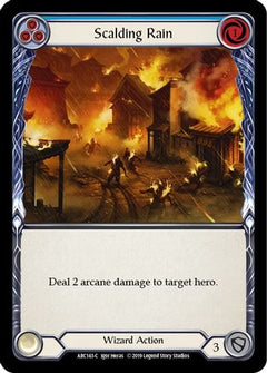 Scalding Rain (Blue) [U-ARC143] (Arcane Rising Unlimited)  Unlimited Rainbow Foil-1