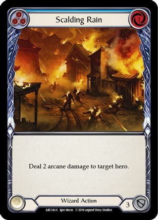 Scalding Rain (Blue) [ARC143-C] (Arcane Rising)  1st Edition Normal-1