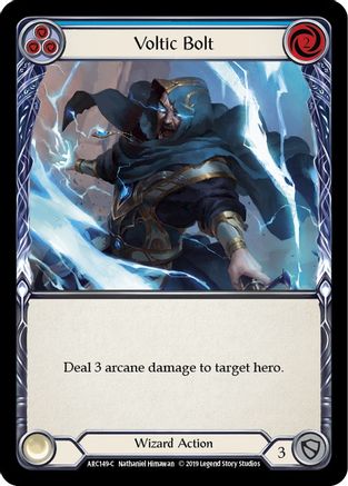 Voltic Bolt (Blue) [U-ARC149] (Arcane Rising Unlimited)  Unlimited Rainbow Foil-1