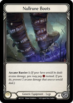 Nullrune Boots [U-ARC158] (Arcane Rising Unlimited)  Unlimited Rainbow Foil-1