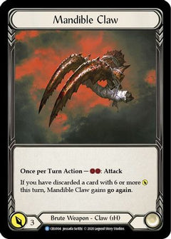 Mandible Claw [U-CRU004] (Crucible of War Unlimited)  Unlimited Rainbow Foil-1