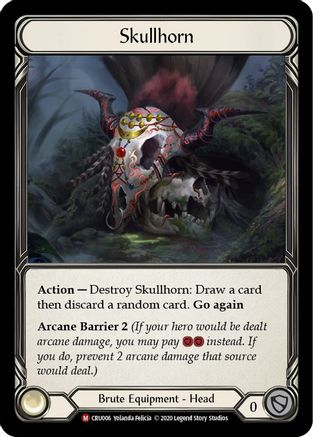 Skullhorn [U-CRU006] (Crucible of War Unlimited)  Unlimited Rainbow Foil-1