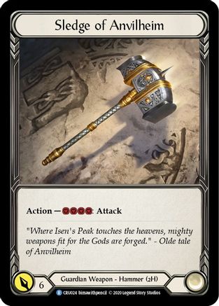 Sledge of Anvilheim [U-CRU024] (Crucible of War Unlimited)  Unlimited Normal-1