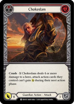 Chokeslam (Red) [U-CRU035] (Crucible of War Unlimited)  Unlimited Normal-1