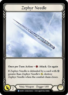 Zephyr Needle [U-CRU051] (Crucible of War Unlimited)  Unlimited Normal-1