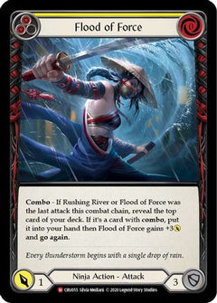 Flood of Force [CRU055] (Crucible of War)  1st Edition Rainbow Foil-1
