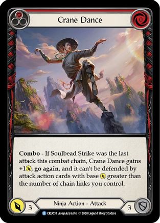 Crane Dance (Red) [U-CRU057] (Crucible of War Unlimited)  Unlimited Normal-1