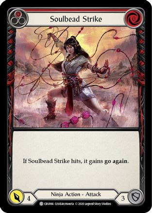 Soulbead Strike (Red) [CRU066] (Crucible of War)  1st Edition Normal