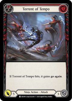 Torrent of Tempo (Red) [CRU069] (Crucible of War)  1st Edition Rainbow Foil-1