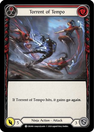 Torrent of Tempo (Red) [CRU069] (Crucible of War)  1st Edition Normal-1